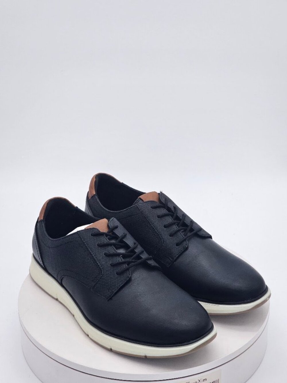 Alfani Landan Black Beauty Lace-Up Casual Dress Shoes Men’s Size 9.5 M New